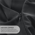 INFIIXSO Mulberry Silk Pillowcase for Hair and Skin, Silk Pillow Cases Standard Size with Hidden Zipper 20x26 Inches, Extraordinary Smooth and Soft Cooling Pillow Cases for Hot Sleepers(Black, 1 Pack)