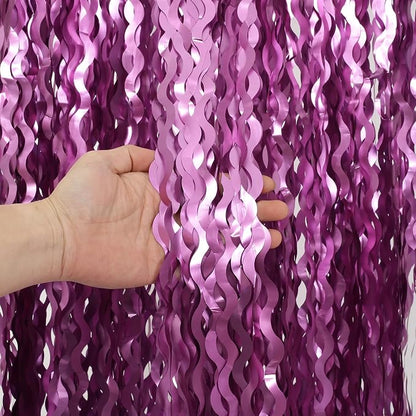 Purple Foil Curtains - Image 2