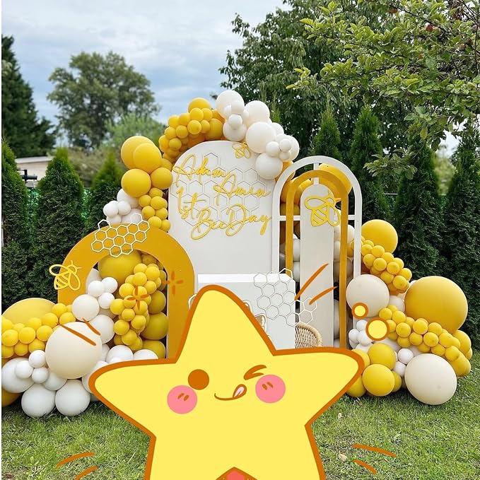 Mustard Yellow Balloon Garland Kit - Image 7