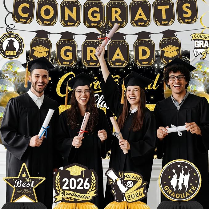 2026 Graduation Decorations Set, Class of 2026 Party Decor - Image 5