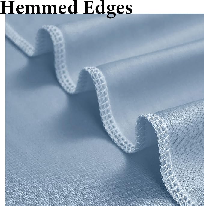 20ftx10ft Wrinkle Free Dusty Blue Backdrop Curtains - Image 4