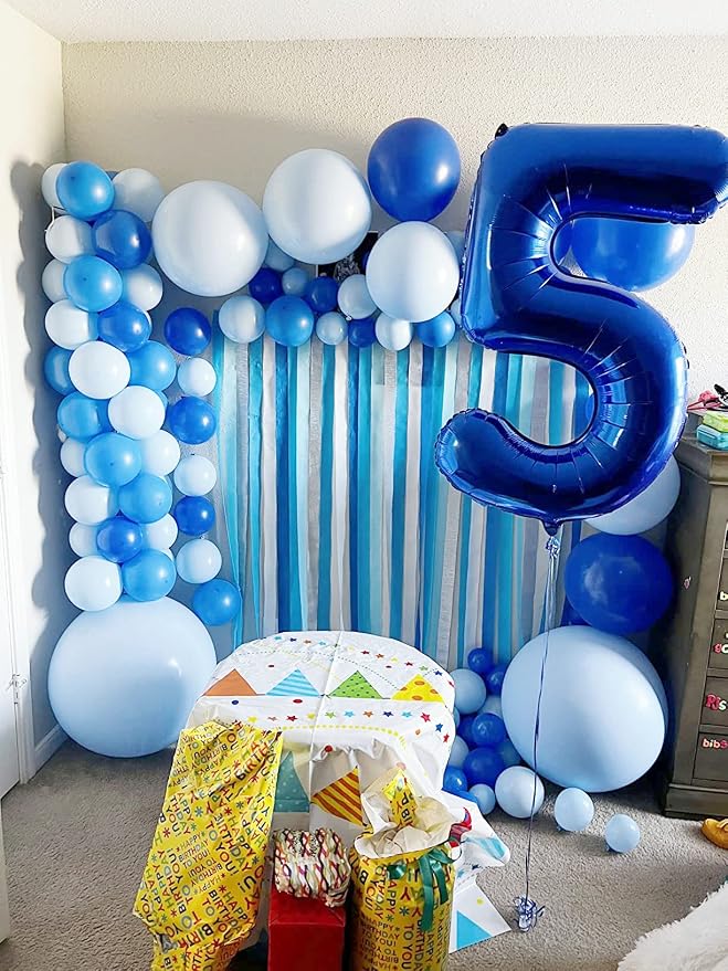 15 Balloon Numbers 40Inch for 15th Year Old Birthday Decorations, Dark Blue | - Image 6