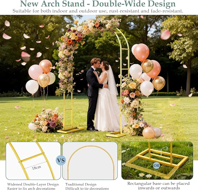 WellSign Balloon Arch Stand 7.2FTx4.3FT Trellis - Image 3