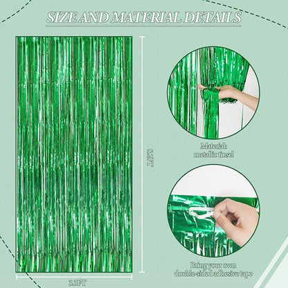 DECOCKRAT 3 Pack Foil Fringe Backdrop - Image 3