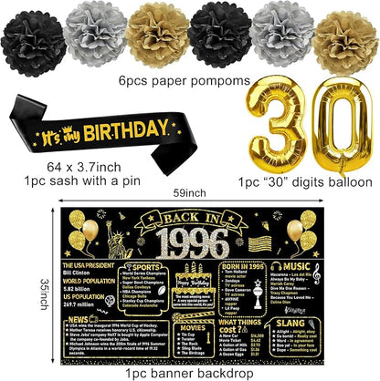 Zirtorei 30th Birthday Decorations - Image 3