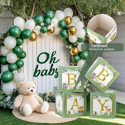 Sage Green Baby Boxes with Letters - Image 6
