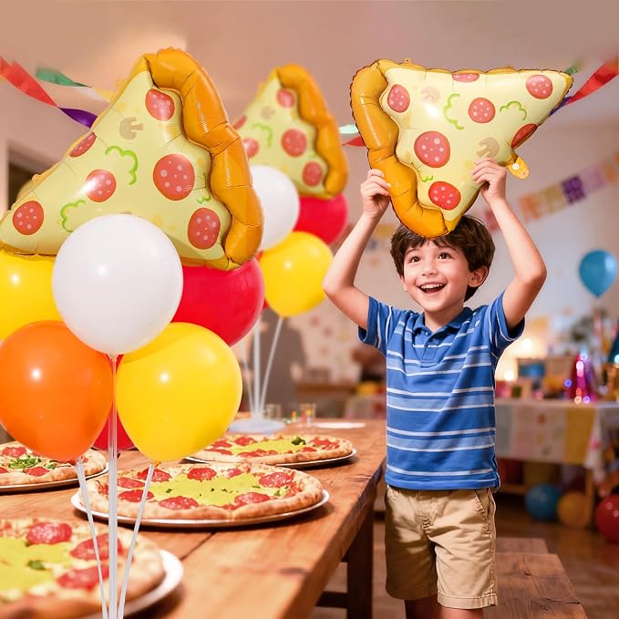 Pizza Party Decorations Balloon Table Centerpiece Stand Kit 2 Sets - Image 2