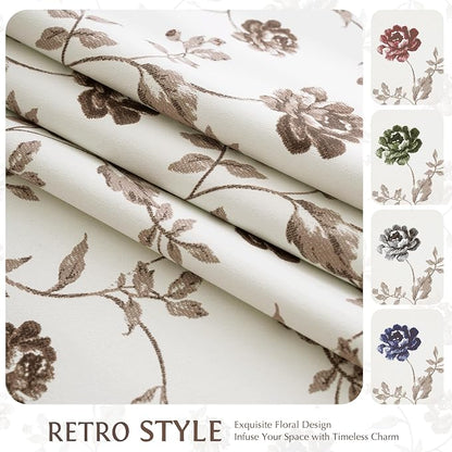 Beauoop Floral 100% Blackout Curtains - Image 8