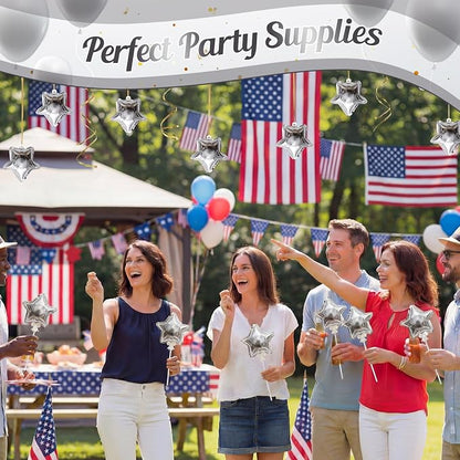 30 Pcs Mini Star Self Inflatable Balloons Bulk - Image 5