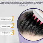 Head Brush Massage, Red & Blue Light Scalp Massager Brush for Hair & Scalp Care, Automatic Vibrating Head Massager with Multiple Modes, Gentle Comb for Home Relaxation & Daily Grooming