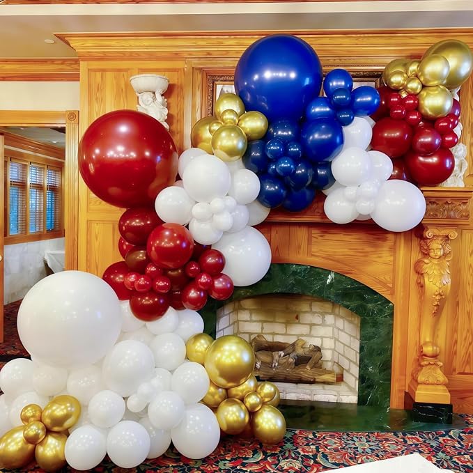 Red White Blue Balloon Arch Kit - Image 5