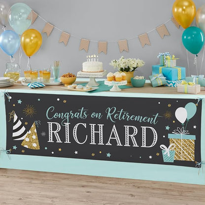 Let's Make Memories Personalized Happy Birthday Banner - Image 2