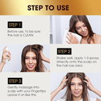 Herb Hair Growth Oil Spray for Women Men - Dry Scalp Hair Growth Serum for Combat Hair Loss, Strengthening, Boost Scalp Health to Stimulate Thinning Hair Regrowth Thicker & Longer