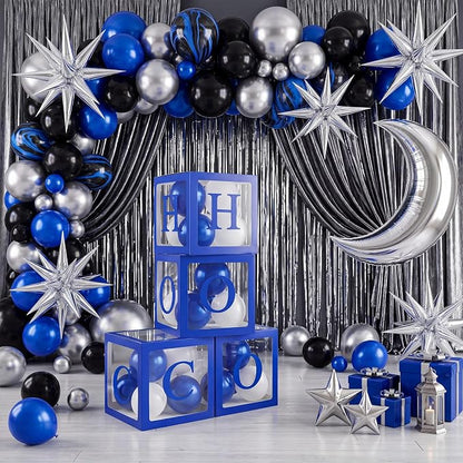 4 Pcs HOCO Boxes with Letters 11.8 x 11.8 x 11.8 Inch Clear Homecoming Balloon - Image 5