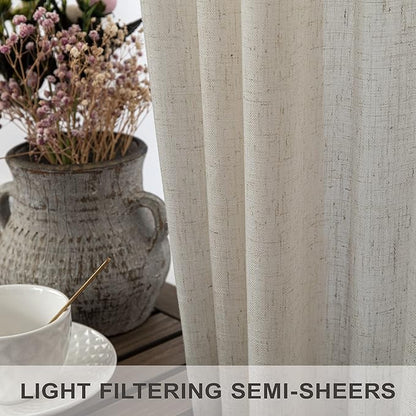 Pitalk Rustic Farmhouse Curtains 60 Inch Wide - Image 4