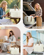 Gym Bag Womens,Travel Duffel Carry on Bag Sport Tote Bag Weekend Overnight Bag