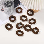 WantGor Hair Ties, Women 10PCS Hair Bands No Damage Elastic Scrunchies Seamless Ponytail Holders Hair Accessories Head Bands for Women's Thick Thin Hair (Brown)