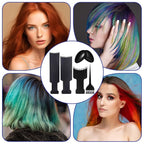 6Pcs Highlighting Board and Highlighting Brush Kit Black Hair Dye Brush Hair Color brush Comb Hairstylist Essentials with Ears Cover for Women Men Hair Dye Salon Home Tools Accessories Must Haves