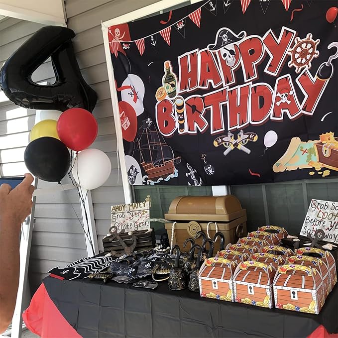 Black Number Balloons, 40inch Large Number 4 Foil Mylar Helium Balloons - Image 3