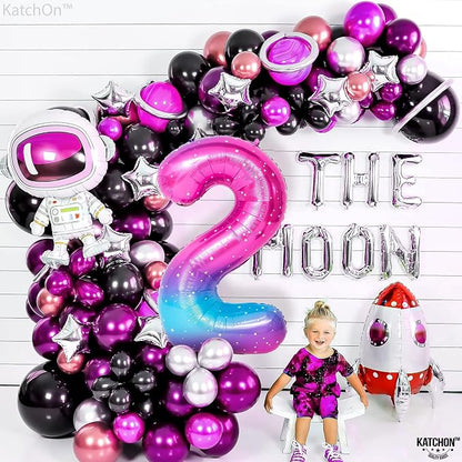 KatchOn Rainbow 2 Balloon Number 40 Inch | Number 2 Balloons - Image 5