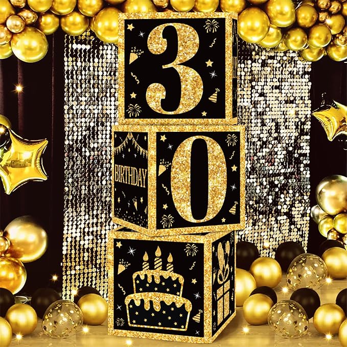 DataMoon 30th Birthday Decorations Boxes - Image 3