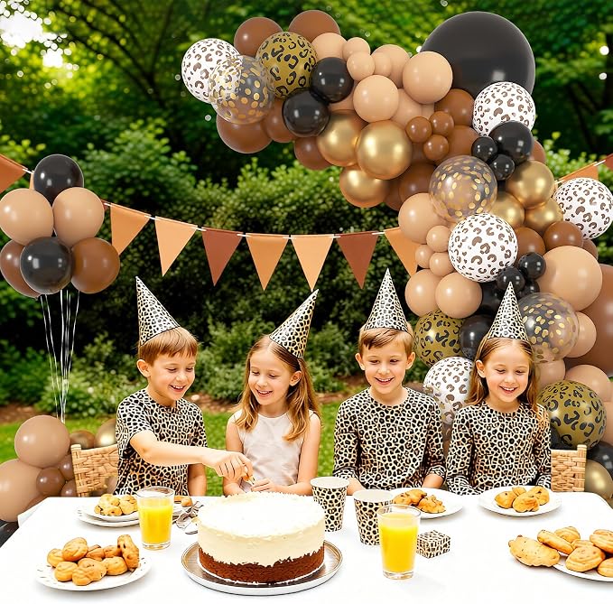 Amandir 153pcs Cheetah Balloons Arch Garland Kit Different Sizes | 18 12 10 - Image 7