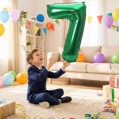 YPSelected 32 Inch Large Foil Helium Number Balloon Birthday Wedding Party 0-9 - Image 2