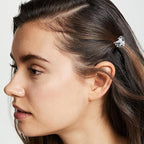 Cobahom 120PCS Clear Mini Hair Claw Clips, 0.39 Inch/1cm Claw Clips for Hair, No-Slip Plastic Small Jaw Clips for Fine Thin Hair, Micro Hair Clips for Women Girls, Clear