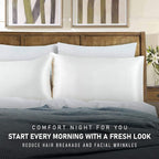 Tyfitb Satin Pillowcase for Hair and Skin, Beige Pillowcases Set of 2, Cooling Pillow Cases Queen Size(20×30 Inches), Soft Luxury Satin Pillowcase with Envelope Closure