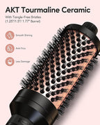 Terviiix PRO Thermal Brush Set for Voluminous Style, Non-blowing Heated Round Brush with Adjustable Temp, 3-in-1 Curling Brush with Detachable Head(1.25'',1.5'',1.77''), 20S Fast Heating with Dual MCH