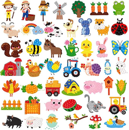 Labeol Diamond Art Kits for Kids Boys and Girls Ages 6-8-10-12 Easy to DIY by Labeol
