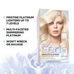 L'Oreal Paris Feria Multi-Faceted Shimmering Permanent Hair Color, Extreme Platinum, Hair Dye Kit, Pack of 2