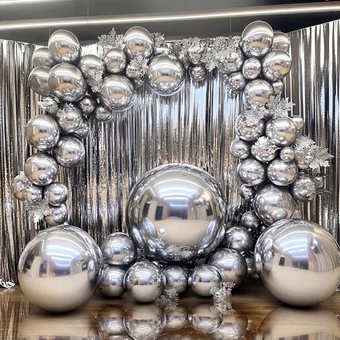 24 Pcs Giant Metallic Party Balloons, Birthday Wedding Bridal Shower Party - Image 7