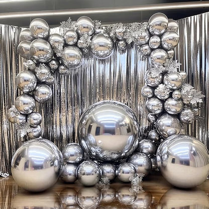 24 Pcs Giant Metallic Party Balloons, Birthday Wedding Bridal Shower Party - Image 7
