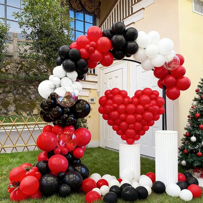 50pcs 12 Inch Vibrant Red Latex Balloons | Premium Red Balloons - Image 6