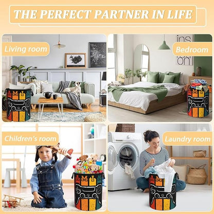 Gaming Laundry Hamper Bag With Waterproof Liner - Image 7