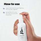 Anti-Frizz Hair Oil with Ginger, Argan & Castor hair oil for frizzy hair | Seals split ends, Strengthens the hair structure and adds shine for all hair types Nourishes & Repairs by Ginger Milk