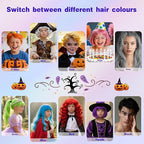 Purple Temporary Hair Color Spray for Kids, Instant Colored Hair Dye Alternative for Girls Boys Teens Women Men, Disposable Washable, Quick Styling for Party Cosplay Christmas Halloween, 150ml