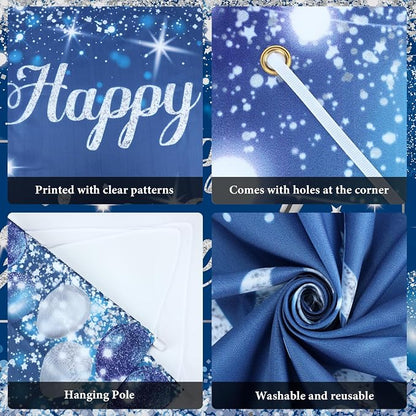 Blue Happy Anniversary Decorations - Image 5