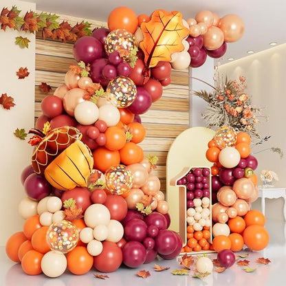 DBKL 138pcs Fall Balloon Garland Arch Kit by DBKL