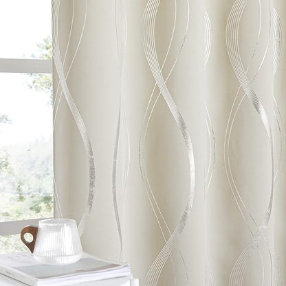NICETOWN Bedroom Curtains Small Blackout Panels, Window Treatment Thermal by NICETOWN