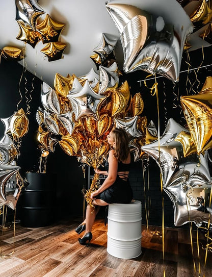 Silver Star Balloons - Image 2