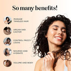 Silk Protein Conditioner for Damaged Hair - Ultra Moisturizing Conditioner for Dry Hair with Deeply Nourishing Shea Butter Argan Oil Green Tea & Aloe - Helps Define Curls & Control Frizz (8 Fl Oz)
