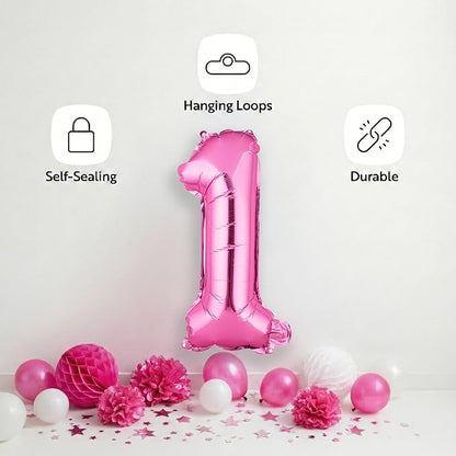 Restaurantware-Balloonify 16 Inch Number Balloon, 1 Digital Party Balloon - Image 4