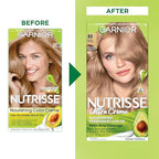 Garnier Hair Color Nutrisse Nourishing Creme, 82 Pearly Blonde (Biscotti) Permanent Hair Dye, 2 Count (Packaging May Vary)