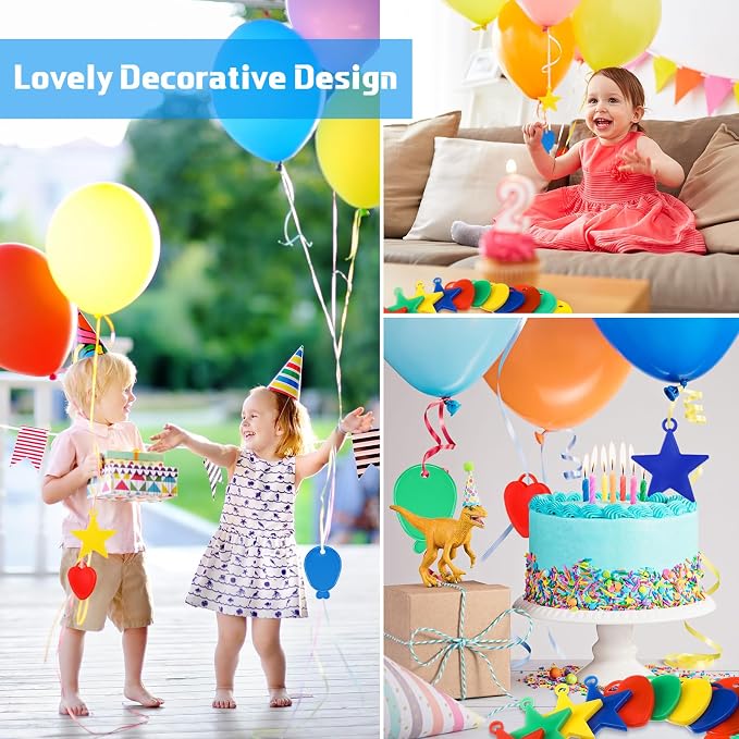180 Pcs Plastic Balloon Weights Colorful Weights - Image 5