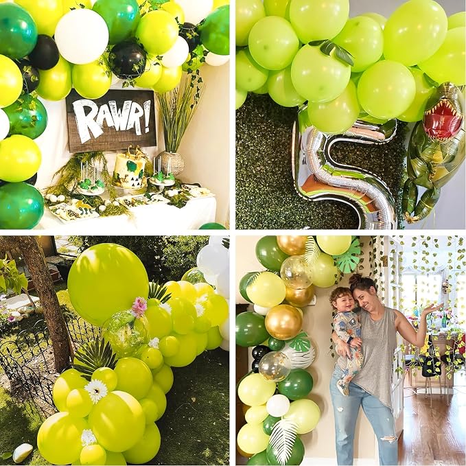 PartyWoo Lime Balloons 50pcs Green Light Pastel Kelly Green Color | 12 Inch - Image 5
