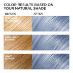 L'Oreal Paris Feria Multi-Faceted Shimmering Permanent Hair Color, 411 Sapphire Smoke (Smokey Blue), Hair Dye Kit, Pack of 2