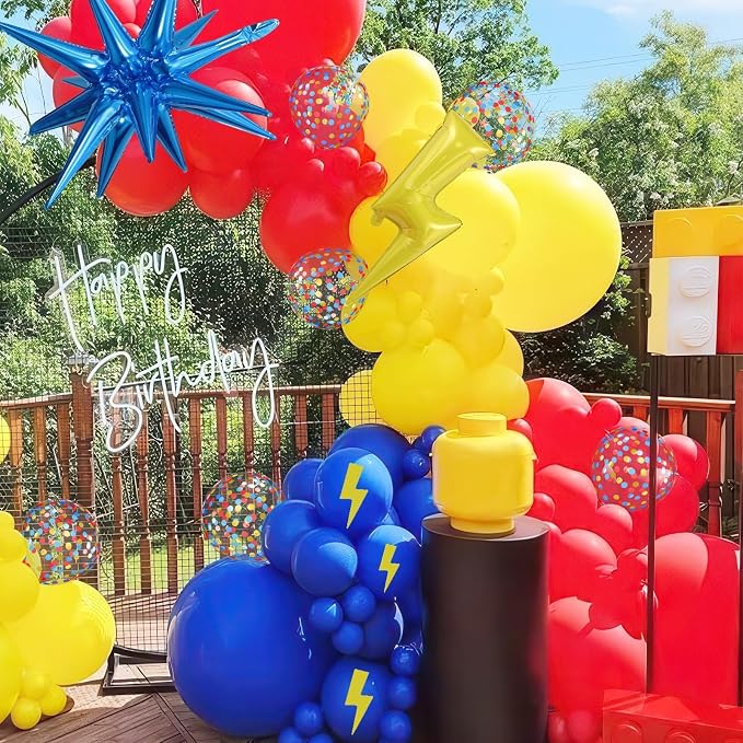 Red Yellow Blue Balloons, Cartoon Theme Balloons - Image 5