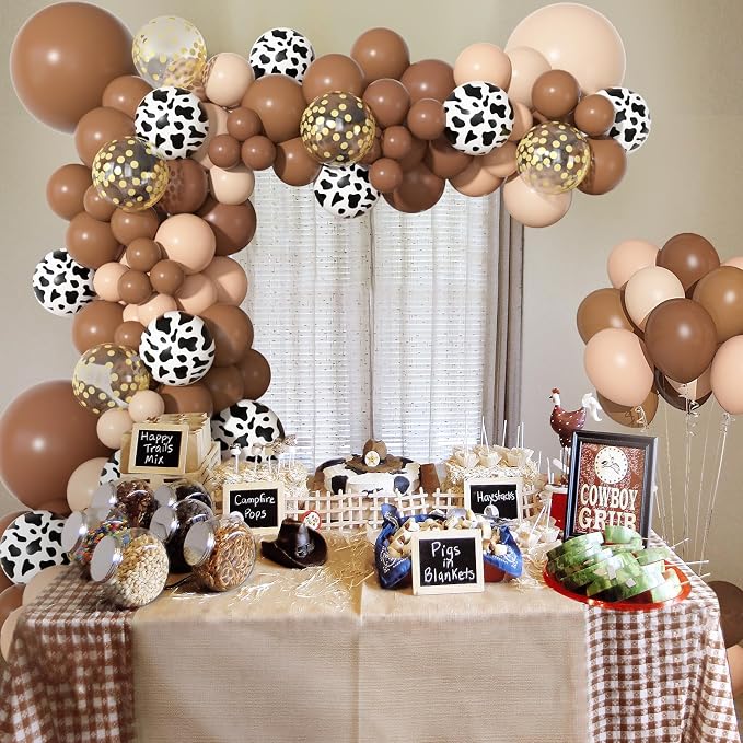 170Pcs Cowboy Balloon Garland Arch Kit - Image 6